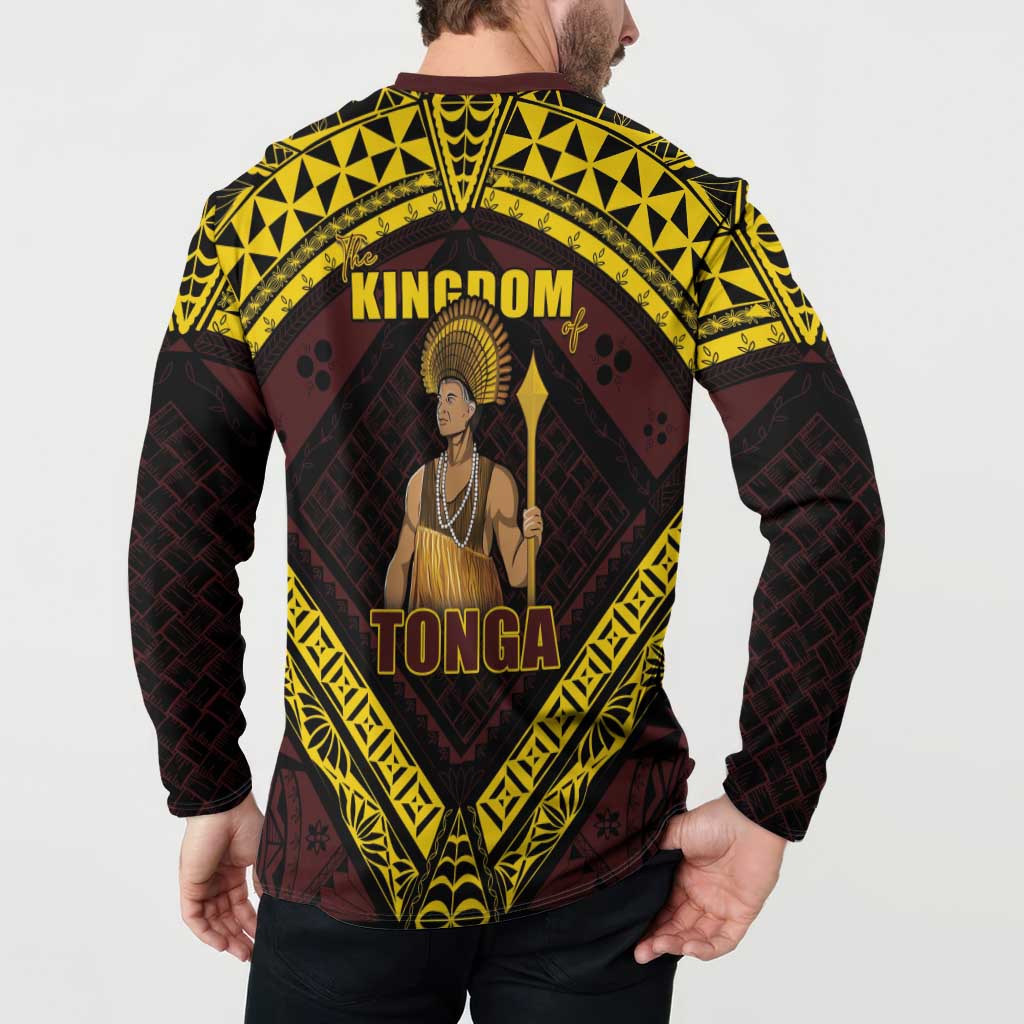 Tonga First King Button Sweatshirt Ahoeitu Know Your Roots LT05 - Polynesian Pride