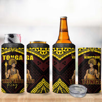 Tonga First King 4 in 1 Can Cooler Tumbler Ahoeitu Know Your Roots LT05 - Polynesian Pride