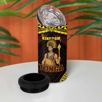 Tonga First King 4 in 1 Can Cooler Tumbler Ahoeitu Know Your Roots LT05 - Polynesian Pride