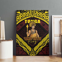 Tonga First King Canvas Wall Art Ahoeitu Know Your Roots LT05 - Polynesian Pride