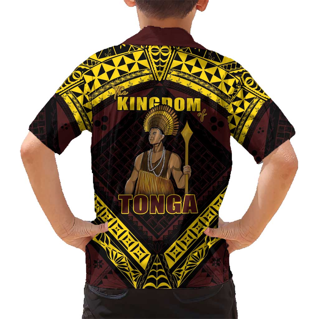 Tonga First King Kid Hawaiian Shirt Ahoeitu Know Your Roots LT05 - Polynesian Pride