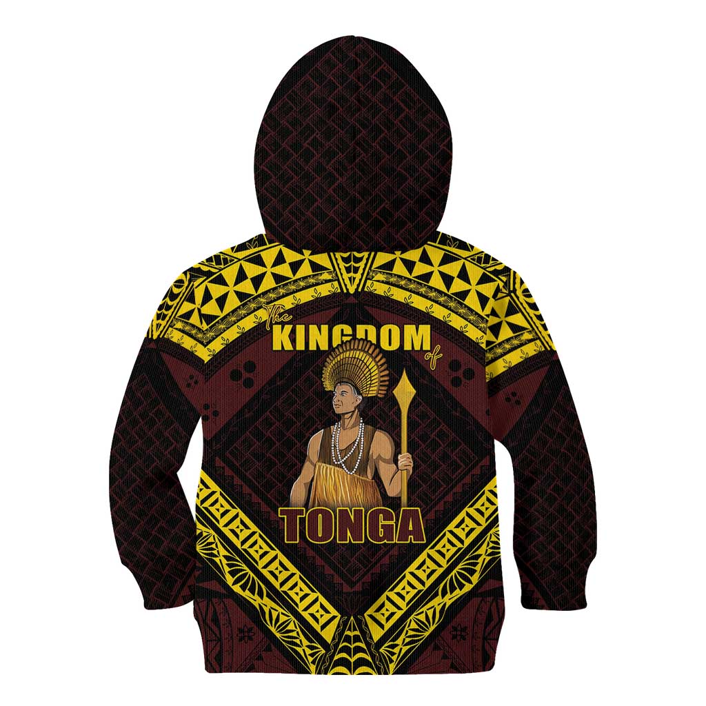 Tonga First King Kid Hoodie Ahoeitu Know Your Roots