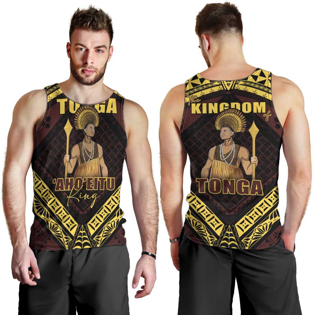 Tonga First King Men Tank Top Ahoeitu Know Your Roots LT05 - Polynesian Pride