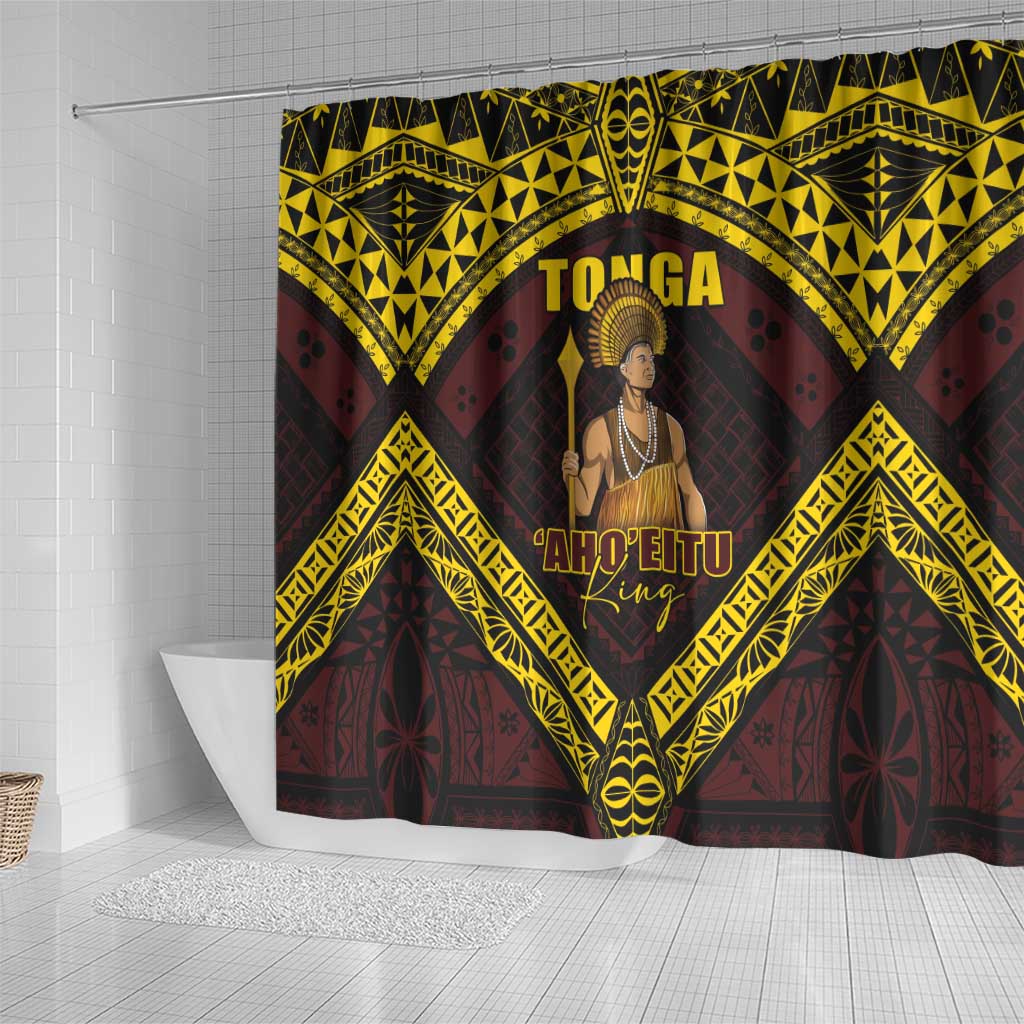 Tonga First King Shower Curtain Ahoeitu Know Your Roots