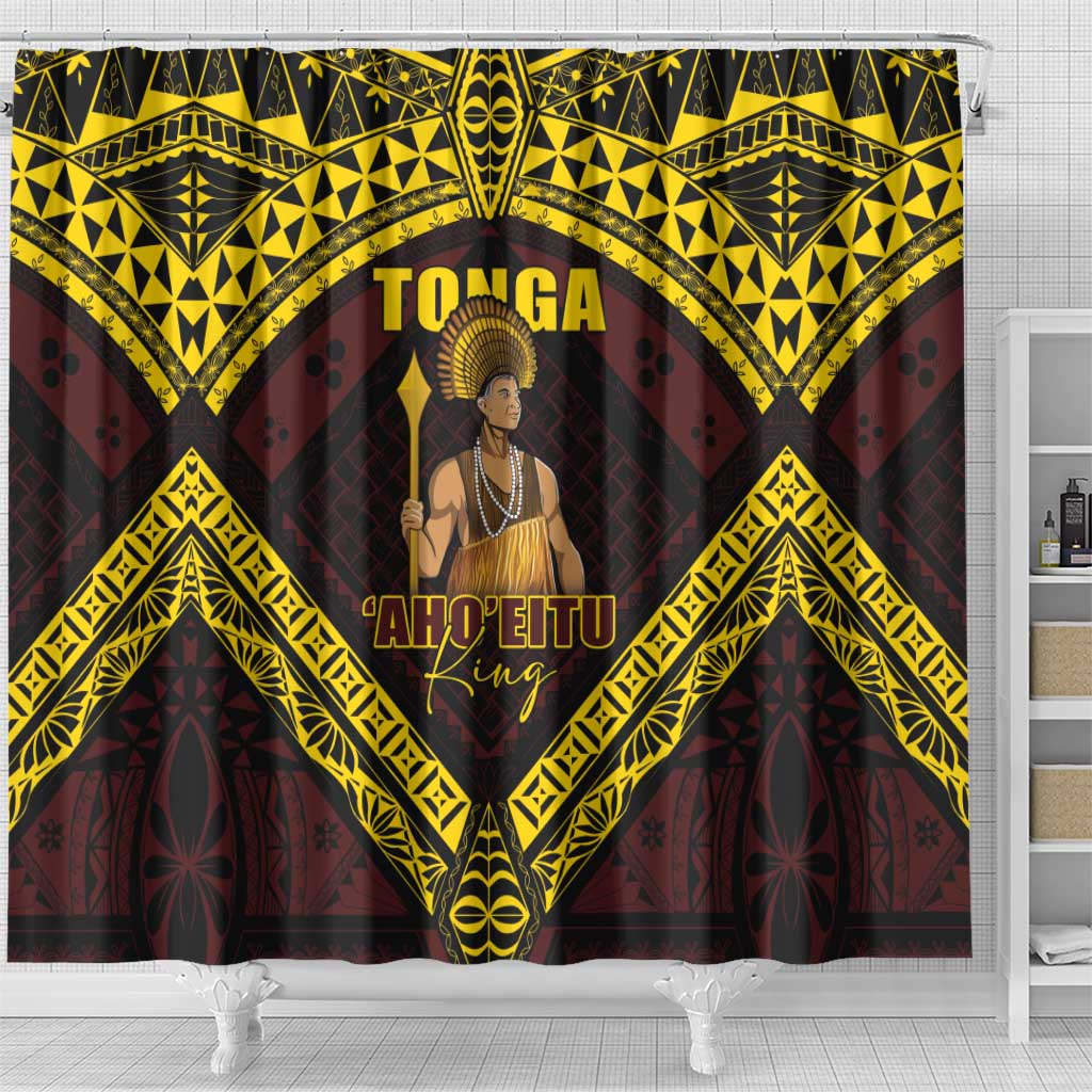 Tonga First King Shower Curtain Ahoeitu Know Your Roots