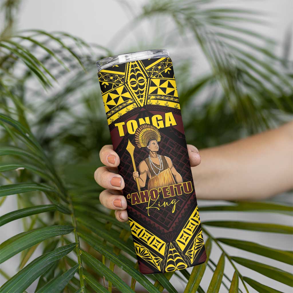 Tonga First King Skinny Tumbler Ahoeitu Know Your Roots