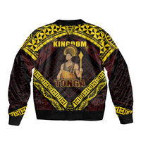 Tonga First King Sleeve Zip Bomber Jacket Ahoeitu Know Your Roots