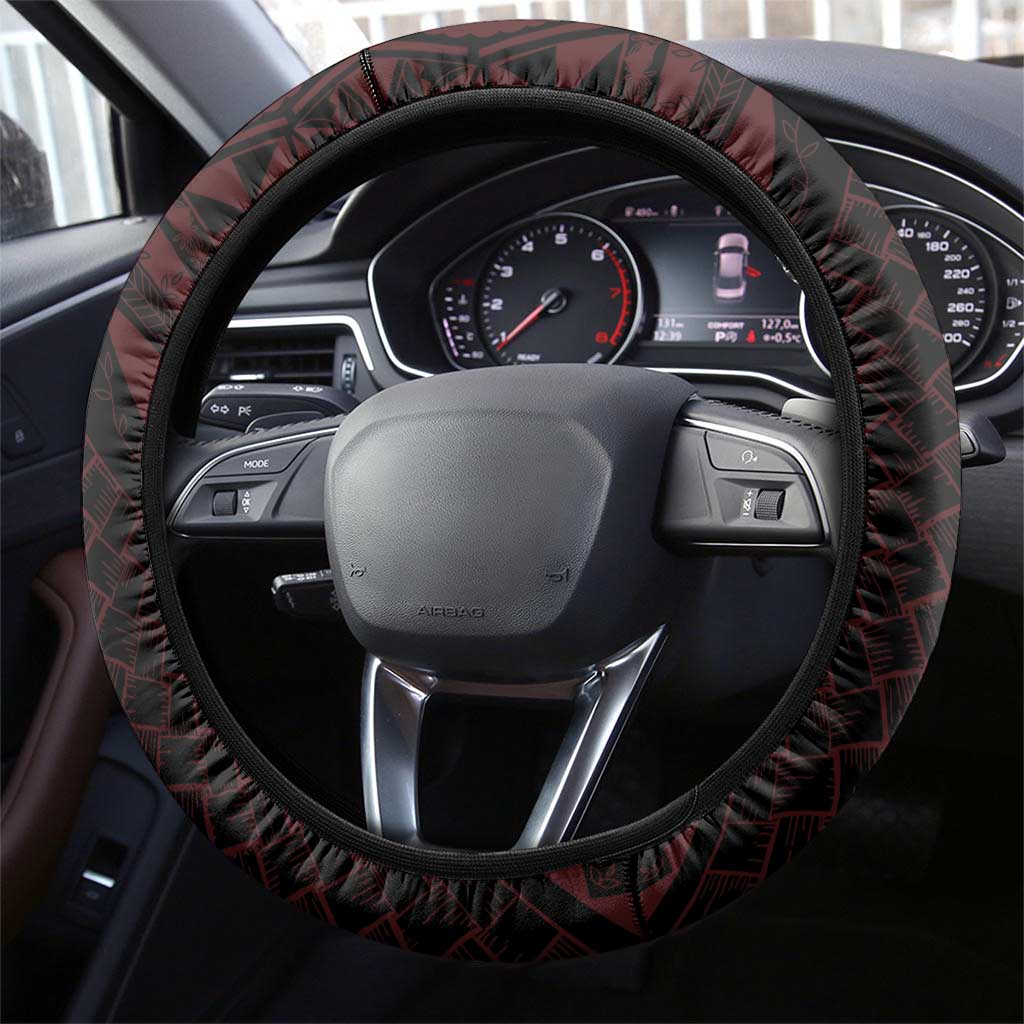 Tonga First King Steering Wheel Cover Ahoeitu Know Your Roots LT05 - Polynesian Pride