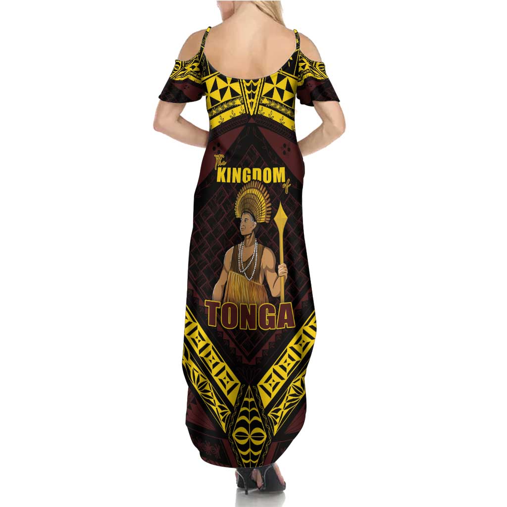 Tonga First King Summer Maxi Dress Ahoeitu Know Your Roots