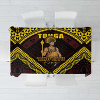Tonga First King Tablecloth Ahoeitu Know Your Roots LT05 Maroon - Polynesian Pride