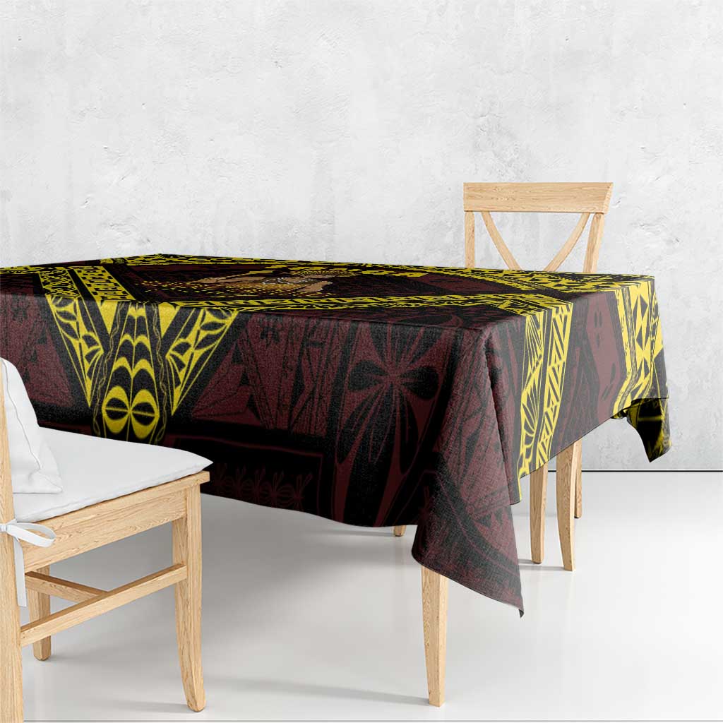 Tonga First King Tablecloth Ahoeitu Know Your Roots LT05 - Polynesian Pride