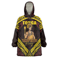 Tonga First King Wearable Blanket Hoodie Ahoeitu Know Your Roots