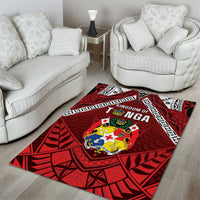 Tonga Emancipation Day Area Rug Tongan Kupesi Pattern