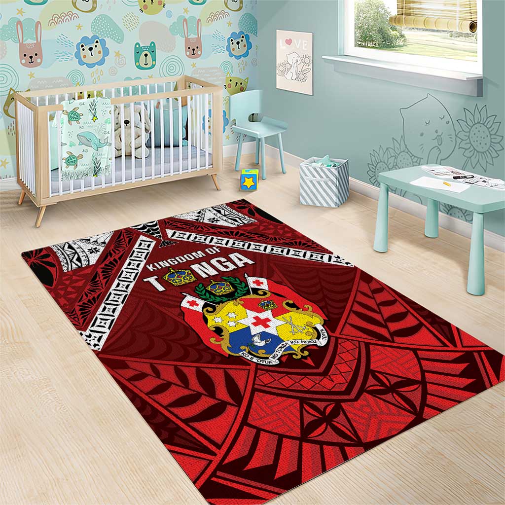 Tonga Emancipation Day Area Rug Tongan Kupesi Pattern