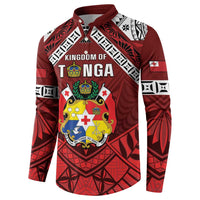 Tonga Emancipation Day Button Sweatshirt Tongan Kupesi Pattern LT05 - Polynesian Pride