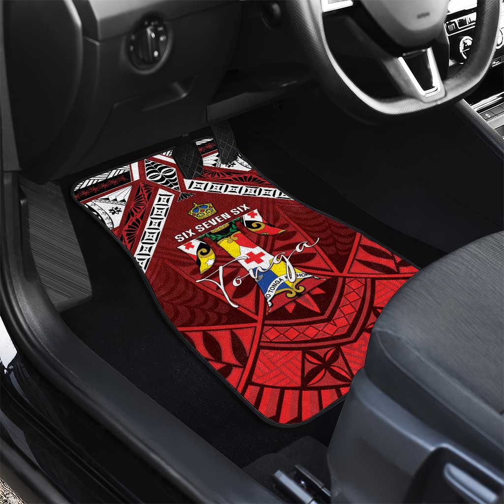 Tonga Emancipation Day Car Mats Tongan Kupesi Pattern LT05 - Polynesian Pride