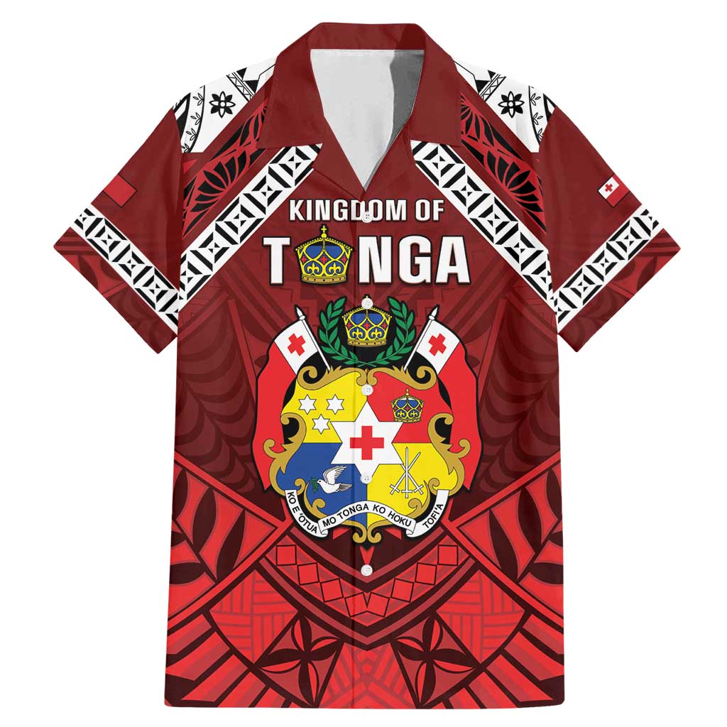 Tonga Emancipation Day Family Matching Mermaid Dress and Hawaiian Shirt Tongan Kupesi Pattern