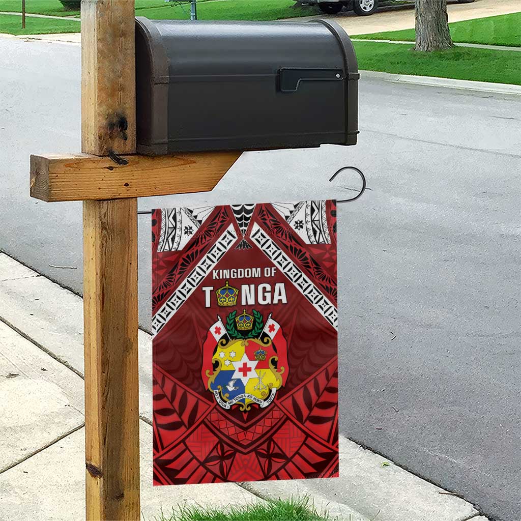 Tonga Emancipation Day Garden Flag Tongan Kupesi Pattern