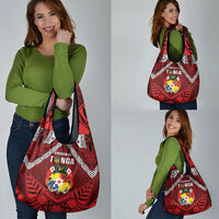 Tonga Emancipation Day Grocery Bag Tongan Kupesi Pattern LT05 - Polynesian Pride