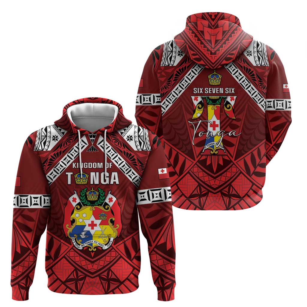 Tonga Emancipation Day Hoodie Tongan Kupesi Pattern