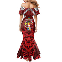 Tonga Emancipation Day Mermaid Dress Tongan Kupesi Pattern