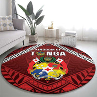 Tonga Emancipation Day Round Carpet Tongan Kupesi Pattern