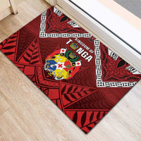 Tonga Emancipation Day Rubber Doormat Tongan Kupesi Pattern LT05 - Polynesian Pride