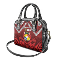 Tonga Emancipation Day Shoulder Handbag Tongan Kupesi Pattern