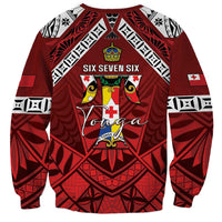 Tonga Emancipation Day Sweatshirt Tongan Kupesi Pattern