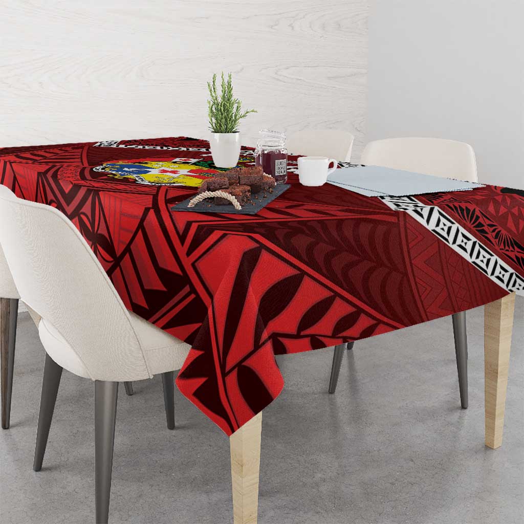 Tonga Emancipation Day Tablecloth Tongan Kupesi Pattern LT05 - Polynesian Pride