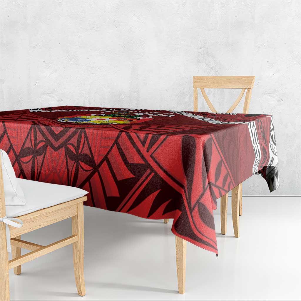 Tonga Emancipation Day Tablecloth Tongan Kupesi Pattern LT05 - Polynesian Pride