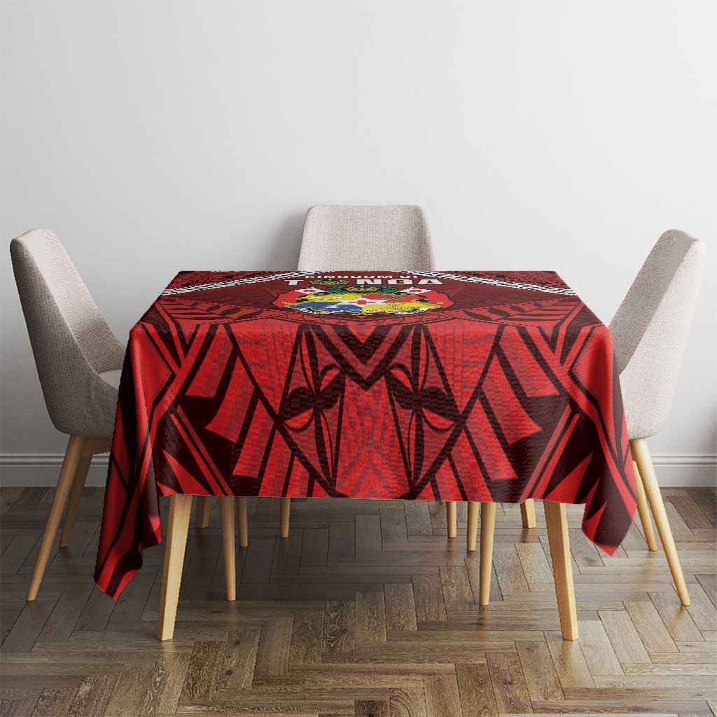 Tonga Emancipation Day Tablecloth Tongan Kupesi Pattern LT05 - Polynesian Pride