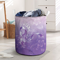 Lupus Awareness Month Laundry Basket Polynesian Style