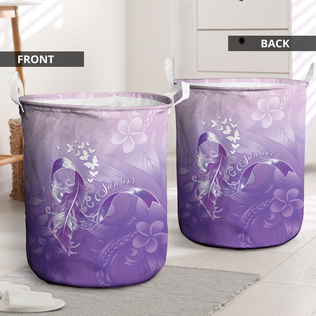 Lupus Awareness Month Laundry Basket Polynesian Style