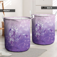Lupus Awareness Month Laundry Basket Polynesian Style