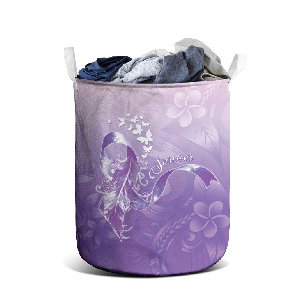 Lupus Awareness Month Laundry Basket Polynesian Style