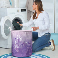 Lupus Awareness Month Laundry Basket Polynesian Style