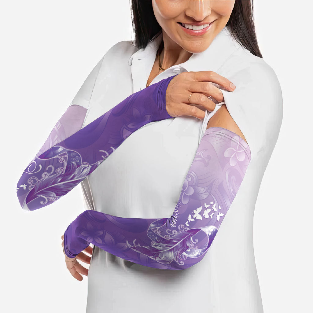 Lupus Awareness Month Arm Sleeves Polynesian Style LT05 - Polynesian Pride