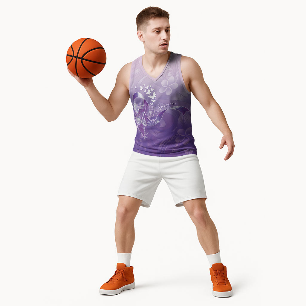 Lupus Awareness Month Basketball Jersey Polynesian Style LT05 - Polynesian Pride