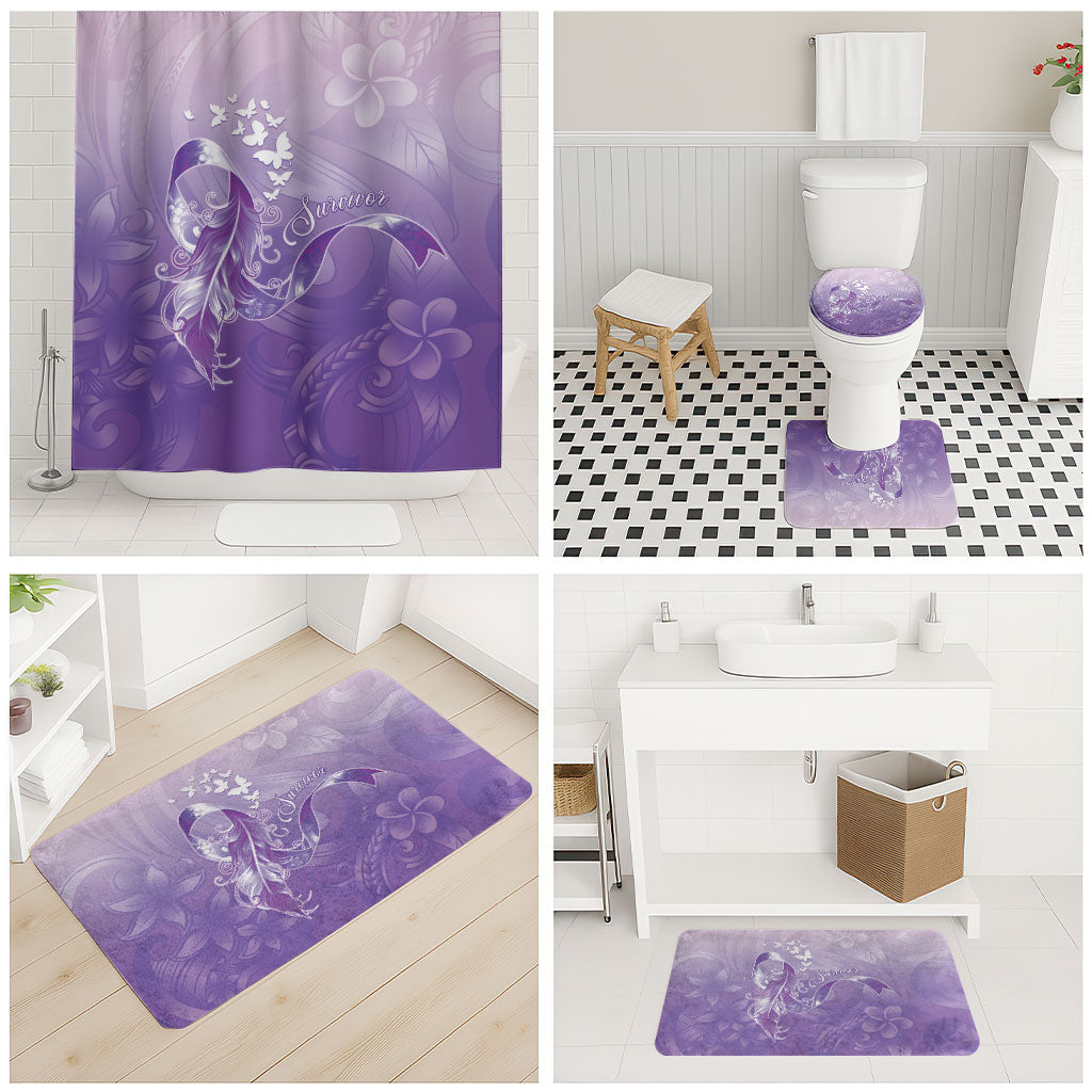 Lupus Awareness Month Bathroom Set Polynesian Style LT05 - Polynesian Pride