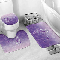 Lupus Awareness Month Bathroom Set Polynesian Style LT05 Mat Set Only (3 pcs) One Size Lilac - Polynesian Pride