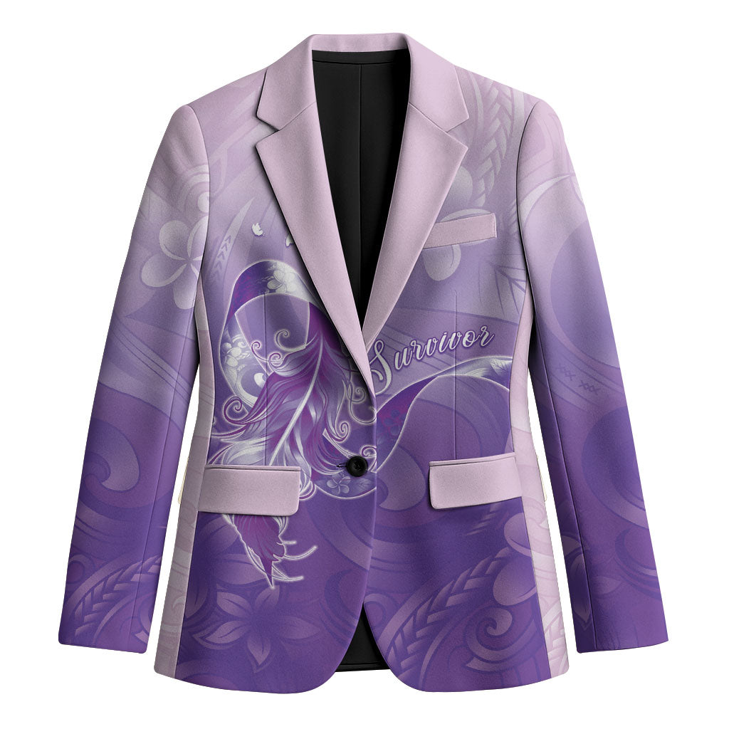 Lupus Awareness Month Blazer Polynesian Style LT05 Unisex Lilac - Polynesian Pride