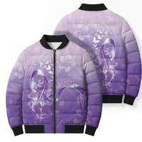 Lupus Awareness Month Bomber Puffer Jacket Polynesian Style LT05 - Polynesian Pride