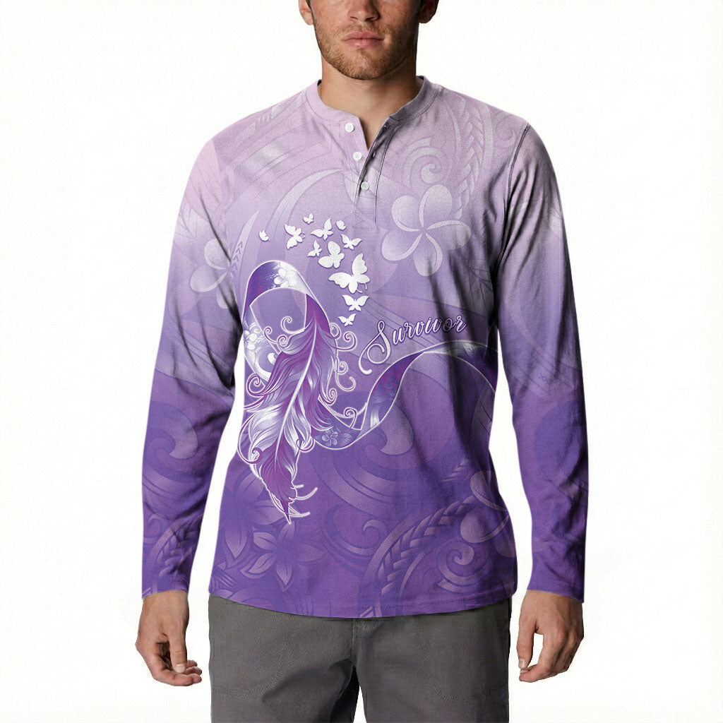 Lupus Awareness Month Button Sweatshirt Polynesian Style LT05 - Polynesian Pride