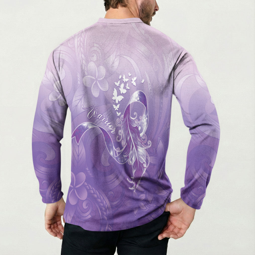 Lupus Awareness Month Button Sweatshirt Polynesian Style LT05 - Polynesian Pride