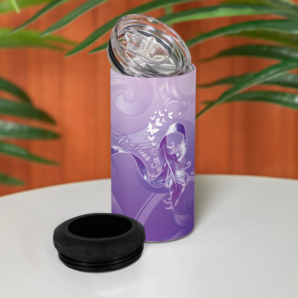 Lupus Awareness Month 4 in 1 Can Cooler Tumbler Polynesian Style LT05 - Polynesian Pride