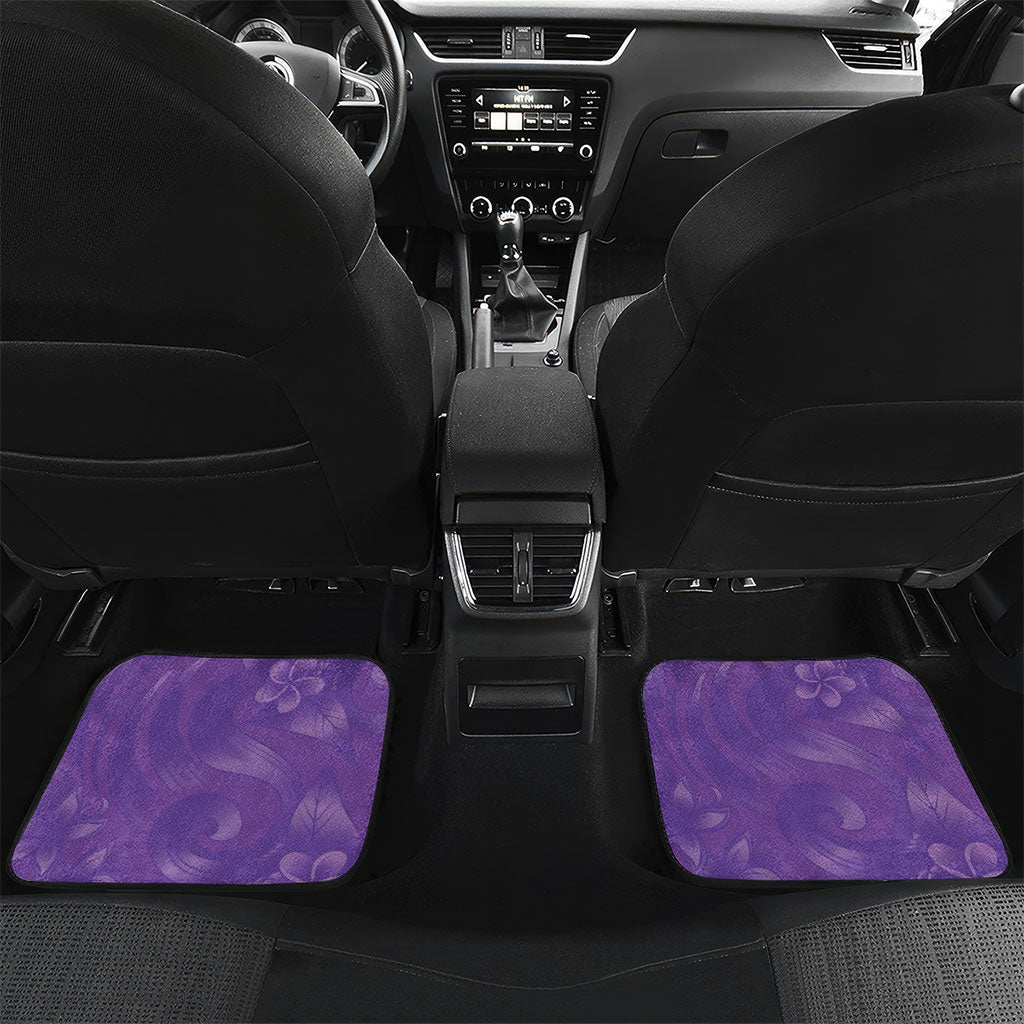 Lupus Awareness Month Car Mats Polynesian Style LT05 Set 2pcs - Back Lilac - Polynesian Pride