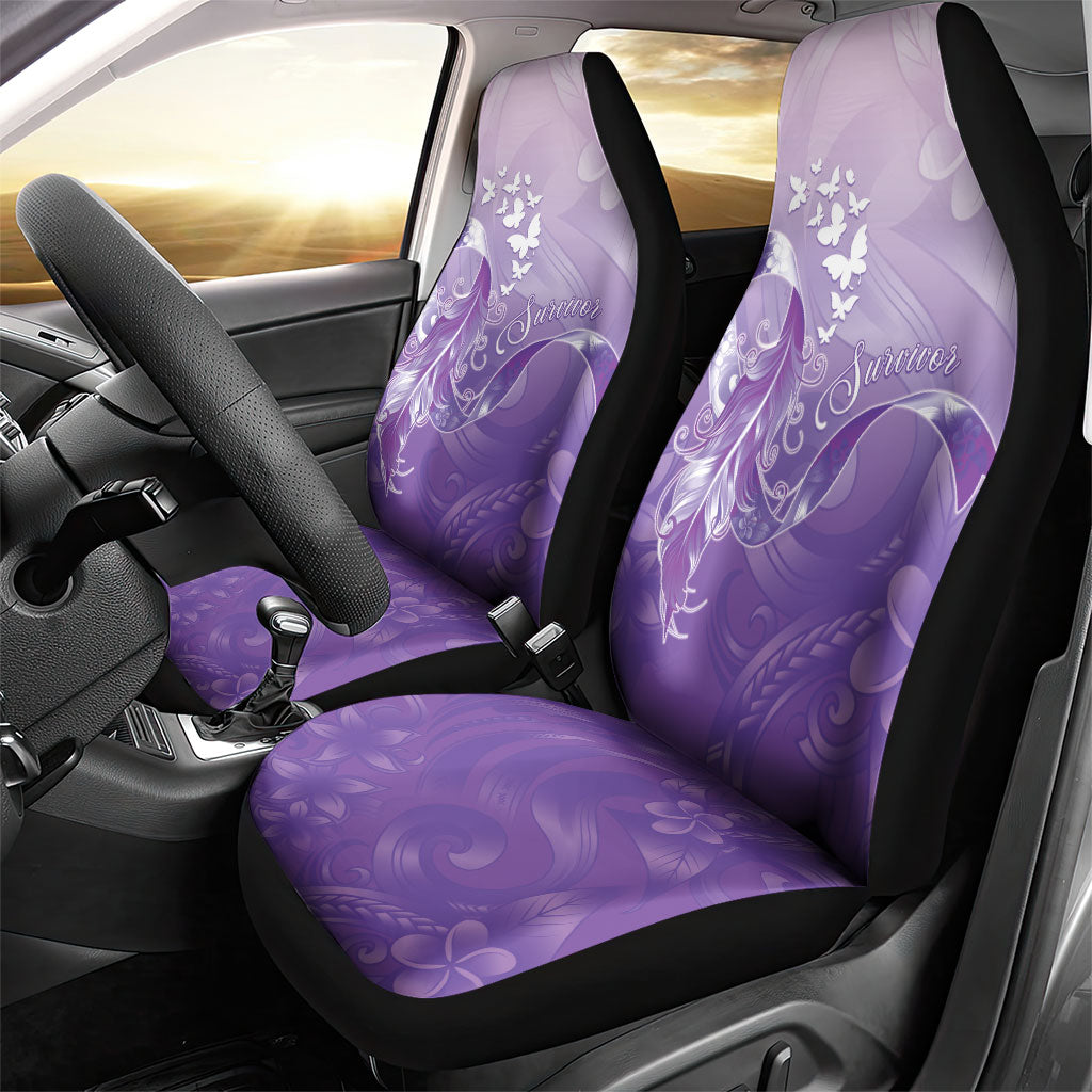 Lupus Awareness Month Car Seat Cover Polynesian Style LT05 - Polynesian Pride