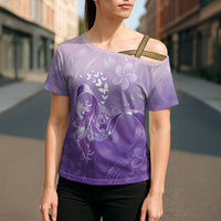 Lupus Awareness Month Cross Shoulder Shirt Polynesian Style LT05 - Polynesian Pride