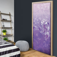 Lupus Awareness Month Door Cover Polynesian Style LT05 - Polynesian Pride